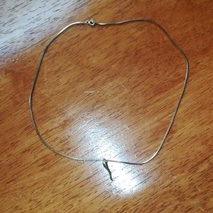 925 Italian horn necklace.